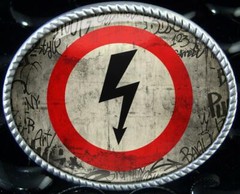 Marilyn Manson Belt Buckle – Gothic Industrial Music Artisan Handmade