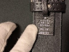 GUCCI Pre-Owned Men&rsquo;S Belt 245906 Gg sima Plate