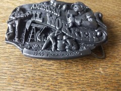 Vtg American Oil Worker Belt Buckle Commemorative Limited Edition &rsquo;89 12 of 5000