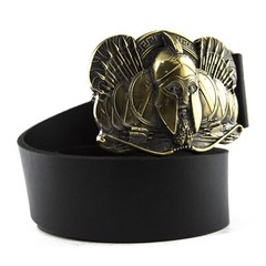 Belt buckle Spartan, Ancient Greece warrior military brass belt buckle
