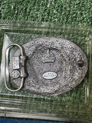 Vintage 1991 Siskiyou Native Indian Head Buffalo 1937 Nickle Belt Buckle NEW