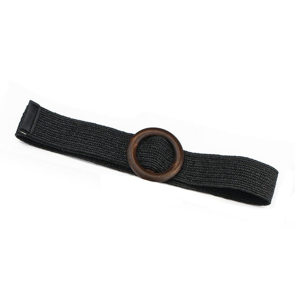 Ceinture de taille tressée en bois pour femme | Style Boho, Vintage, boucle