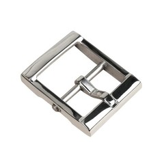 Brass Belt Buckle for Men Leather Belt Pin Buckle Stainless Steel Vintage Style