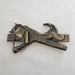 Belt Buckle – The Great American Buckle Co 1981 Carpenter&rsquo;s Tools (with wear)