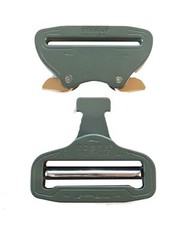 AustriAlpin 50mm / 2&Prime; Foliage Green Cobra Buckle XL Brass Ears – FY50FVF-XL