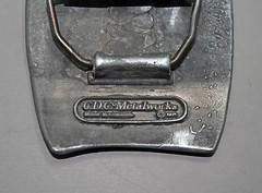 CDC Metalworks Pewter Belt Buckle Great American Eagle Colorado USA