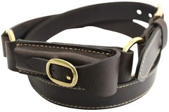 Double Ring with Pouch Leather Hobble Belt Chestnut NEW – All Sizes