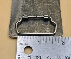 Vintage US Army Marksman Qualification Badge Belt Buckle Maltese, Cross Pattée