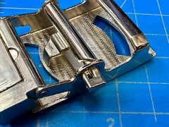 See Through Replacement Ratchet Style Vintage Belt Buckle