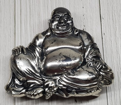 Belt Buckle Buddha, Switzerland, marking