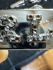 VERY COOL RHINESTONE STUDDED **BOB MARLEY SMOKING MARIJUANA** BUCKLE