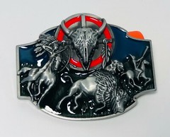 New Belt Buckle 3D Removable High Quality Cowboy Men