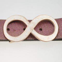 Infinity Belt Buckle Rosepearl Elegant Romantic Artful Boho Style