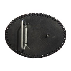 Proud American Veteran Belt Buckle Black Leather Patriotic USA Eagle Mens
