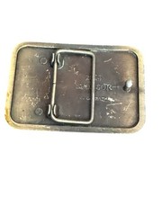 VTG “Freedom Is Not Free » Brass Belt Buckle By Sponsor 2014 Country-core Pre-own