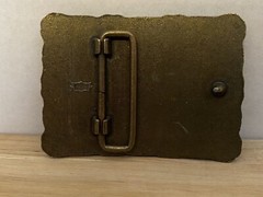Edison Station « A » 1888 Detroit Edison MI Unisex Scenic Belt Buckle ~ VGUC