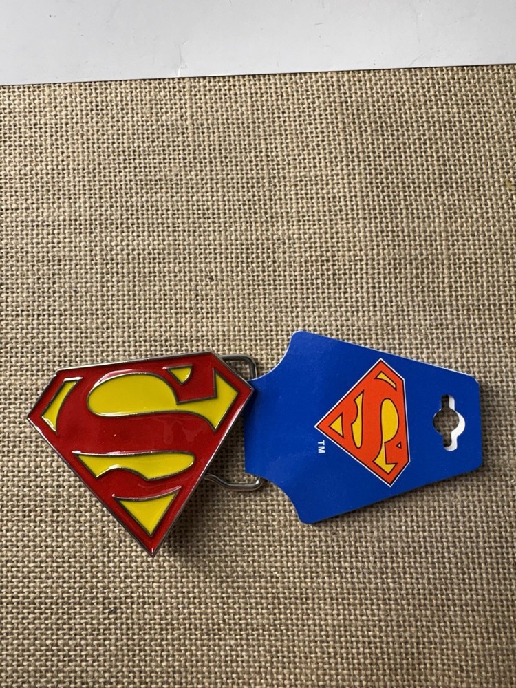 SUPERMAN Logo Belt Buckle Warner Brothers DC Comics ***NEW