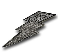 Lightning Bolt Belt Buckle Flash Silver Metal New Men Women Western Rodeo Cowboy