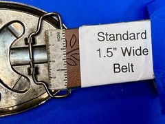 Cavalry Swords Weapon Black Color Mens Oval Vintage Belt Buckle