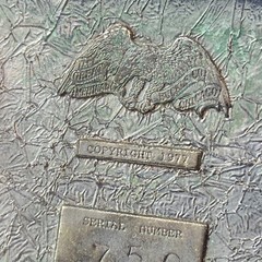 1977 Great American Buckle Co Belt Buckle Faster Older Younger More #750