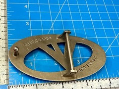 2OH Cutout gold color Vintage belt buckle – Peace love & Rock & Roll