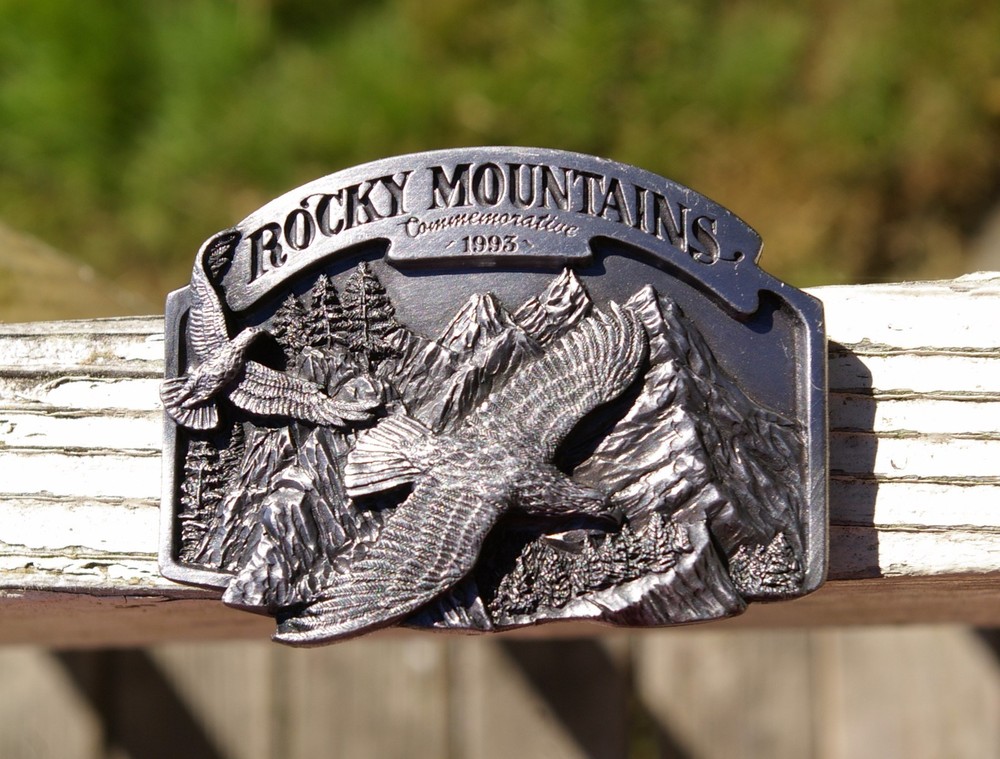 Rocky Mountains Commemorative 1993 Siskiyou Belt Buckle # 206 of 2500 Oregon