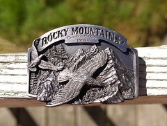 Rocky Mountains Commemorative 1993 Siskiyou Belt Buckle # 206 of 2500 Oregon