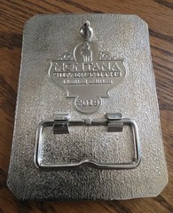 2019 Pendleton Whisky Belt Buckle Let&rsquo;er Buck Montana Silversmiths – RARE