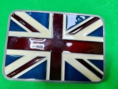 Great Britain Union Flag British Jack United Kingdom Patriotic Belt Buckle