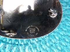MONTANA SILVERSMITHS MEN&rsquo;S STERLING SILVER PLATE LETTER « R » WESTERN BELT BUCKLE