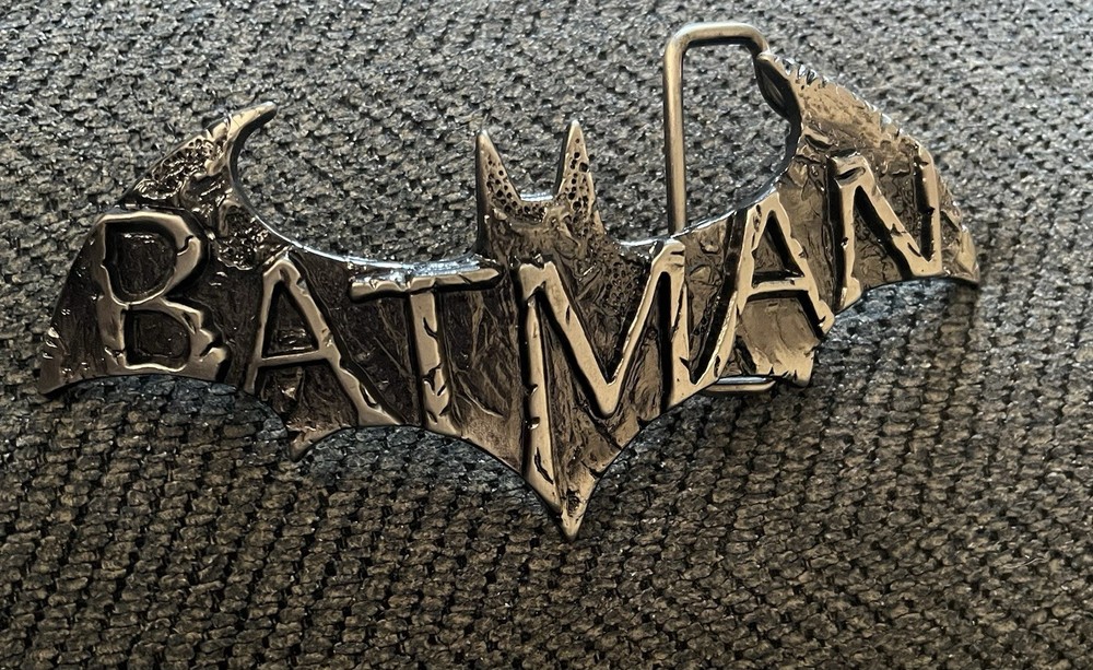 Batman Arkham City Belt Buckle Dc Comic Rare Video Game Promo Cosplay Item