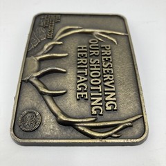 Vintage NRA Whittington Center Preserving Our Shooting Heritae Belt Buckle
