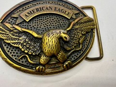 American Eagle Outfitters Spreading Wings Engraved Advertising Promo Belt Buckle