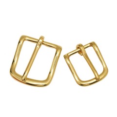 2x Brass Belt Buckle Hand DIY Leather Waistband Bag Hardware Accessories Retro