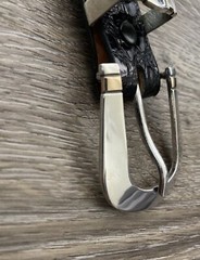 James Reid 14k Gold .925 Sterling Mariner Belt Buckle Set ✅