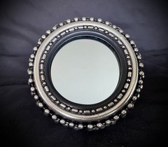 “Tire” Mirror Industrial Round 3” Heavy Belt Buckle OOAK Darren McNeese