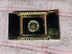 Versace Medusa Gold-Tone Metal Belt Buckle