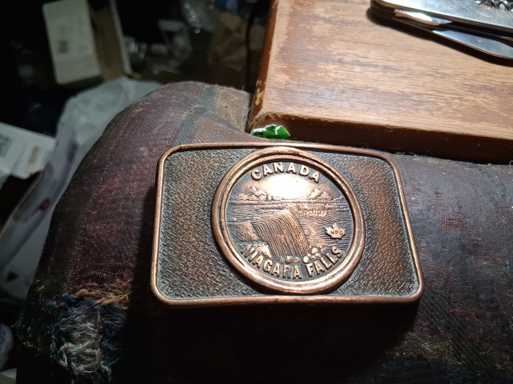 Niagara Falls Ontario Canada Toronto Metal Souvenir Unisex Men’s Belt Buckle