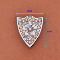 Huge Big Western Cowboy Rhinestone 3 PCS Set Leather Belt Buckle Fit 40mm Strap