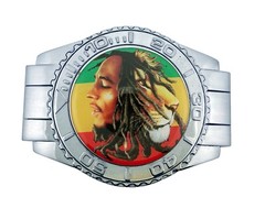 Reggae Culture Dub Belt Buckle Ehiopia Rasta Musician Lion Rastafarian Jamaican