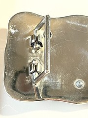 Steer Head Skull Belt Buckle With Rope Border Preloved