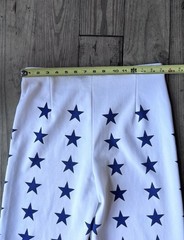 Vtg 1970s Miss Shaheen USA Flag Bicentennial Bell Bottom Pants Wide Leg 30×30⁠