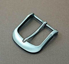 New 1 1/2&Prime; pin buckle (#64) man/women gun nickel color finish causal buckle