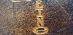 El Cid Boeing Buckle Totem Leather and Brass Belt 3.25×2.5&Prime; Vintage