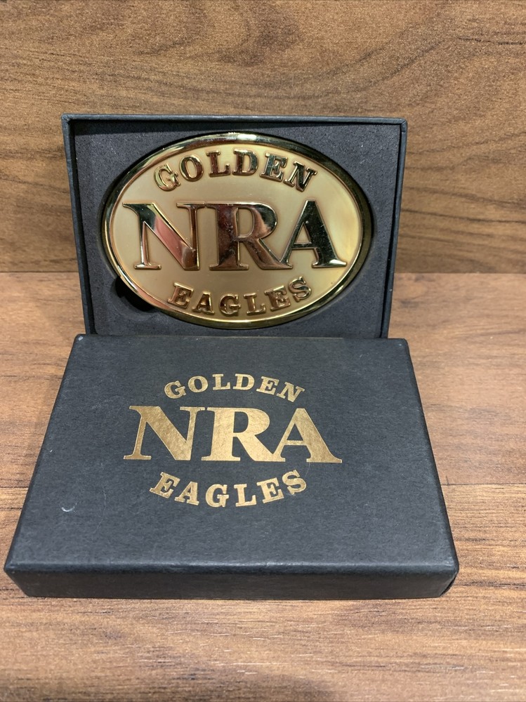 New Golden Eagles NRA Belt Buckle