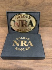 New Golden Eagles NRA Belt Buckle