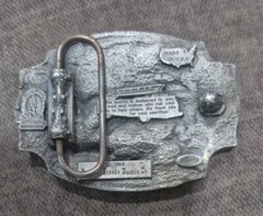 Vintage 1989 Fire Fighter Belt Buckle Fire Department AG-13 Arroyo Grande