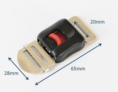 Heavy Duty Quick Release Buckle Clip, Cord Chin Strap Bag Motorcycle Helmet New