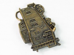 Vintage Railroad Caboose Belt Buckle Brass Train 1979 Chicago Limited Edition