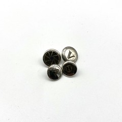 Personalized Logo/Text Brass Snap Buttons,Leather Snaps,4size 8/10/12.5/15mm lot